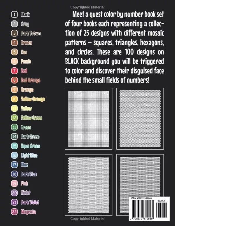 Number Color Filling Book